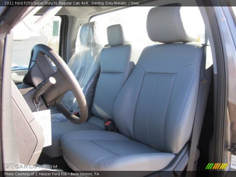 Sterling Grey Metallic / Steel 2012 Ford F250 Super Duty XL Regular Cab 4x4