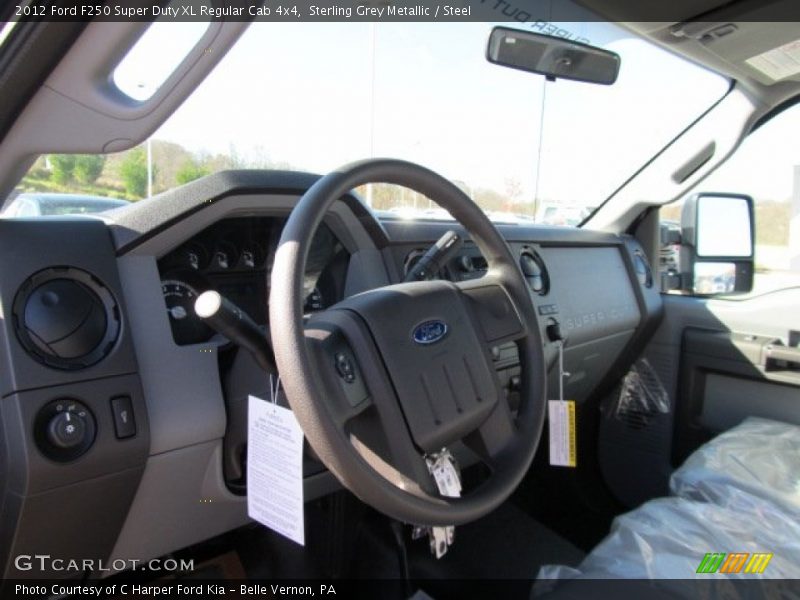Sterling Grey Metallic / Steel 2012 Ford F250 Super Duty XL Regular Cab 4x4