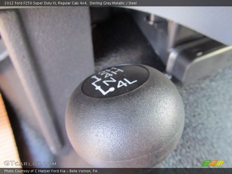 Sterling Grey Metallic / Steel 2012 Ford F250 Super Duty XL Regular Cab 4x4