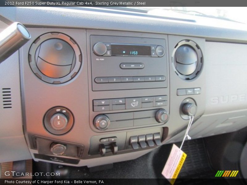Sterling Grey Metallic / Steel 2012 Ford F250 Super Duty XL Regular Cab 4x4