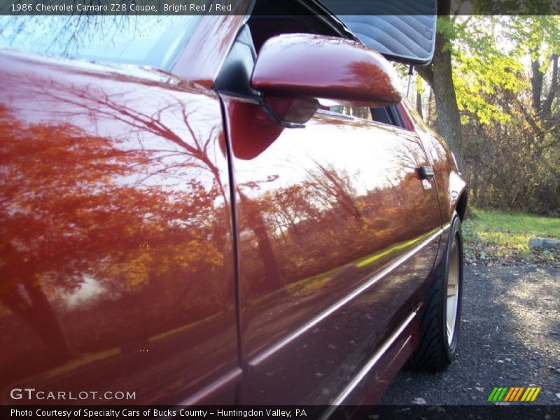Bright Red / Red 1986 Chevrolet Camaro Z28 Coupe