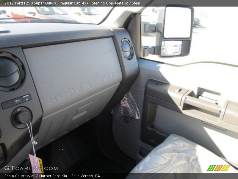 Sterling Grey Metallic / Steel 2012 Ford F250 Super Duty XL Regular Cab 4x4