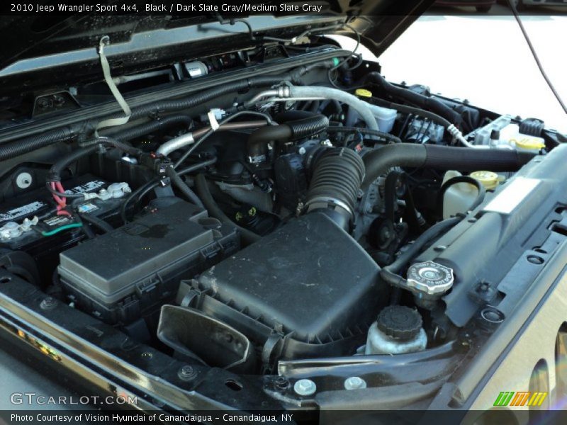 Black / Dark Slate Gray/Medium Slate Gray 2010 Jeep Wrangler Sport 4x4