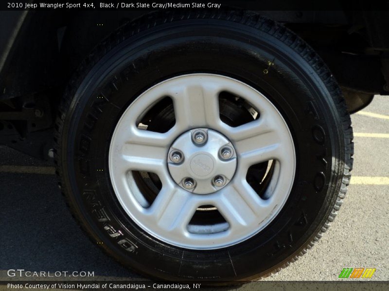 Black / Dark Slate Gray/Medium Slate Gray 2010 Jeep Wrangler Sport 4x4