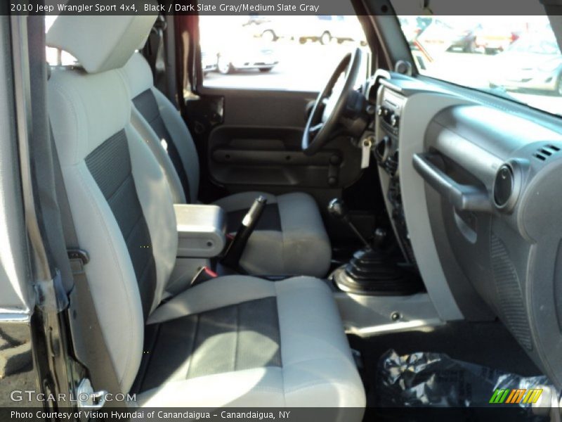 Black / Dark Slate Gray/Medium Slate Gray 2010 Jeep Wrangler Sport 4x4