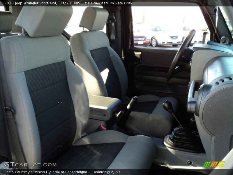 Black / Dark Slate Gray/Medium Slate Gray 2010 Jeep Wrangler Sport 4x4