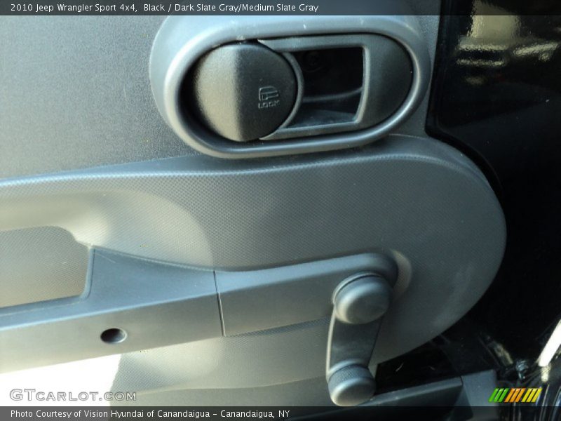 Black / Dark Slate Gray/Medium Slate Gray 2010 Jeep Wrangler Sport 4x4