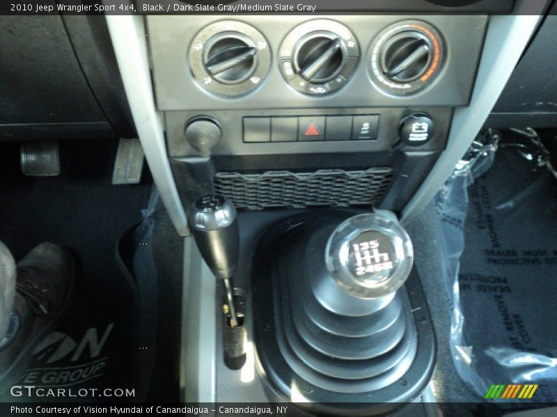 Black / Dark Slate Gray/Medium Slate Gray 2010 Jeep Wrangler Sport 4x4