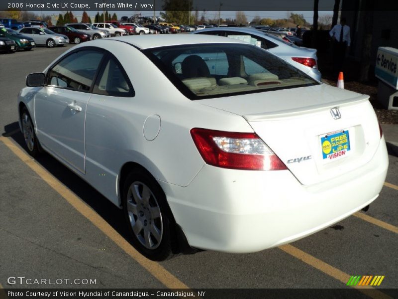 Taffeta White / Ivory 2006 Honda Civic LX Coupe