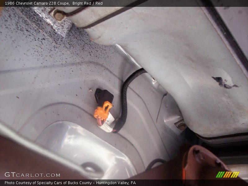 Undercarriage of 1986 Camaro Z28 Coupe