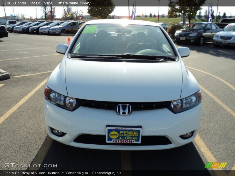 Taffeta White / Ivory 2006 Honda Civic LX Coupe