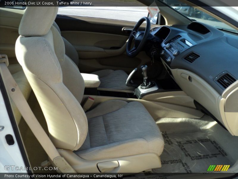Taffeta White / Ivory 2006 Honda Civic LX Coupe