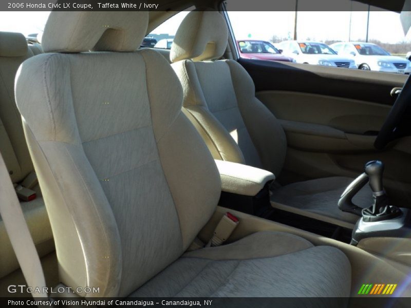 Taffeta White / Ivory 2006 Honda Civic LX Coupe