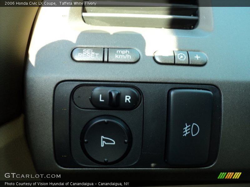 Taffeta White / Ivory 2006 Honda Civic LX Coupe