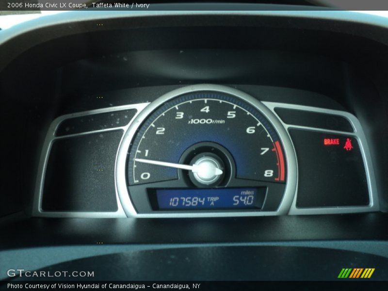 Taffeta White / Ivory 2006 Honda Civic LX Coupe