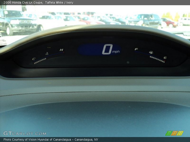 Taffeta White / Ivory 2006 Honda Civic LX Coupe