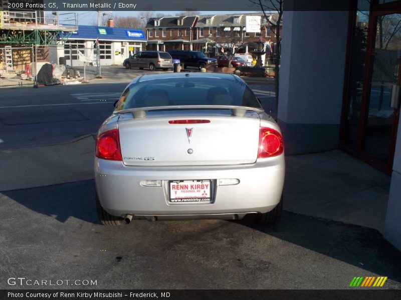Titanium Metallic / Ebony 2008 Pontiac G5