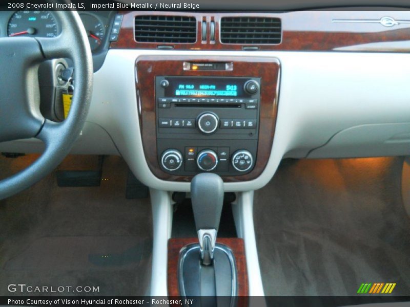 Imperial Blue Metallic / Neutral Beige 2008 Chevrolet Impala LS