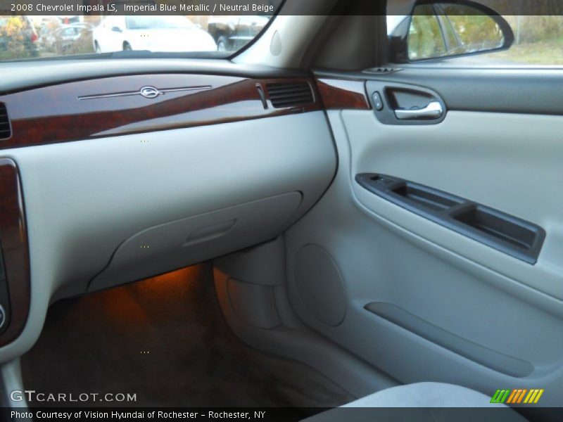 Imperial Blue Metallic / Neutral Beige 2008 Chevrolet Impala LS