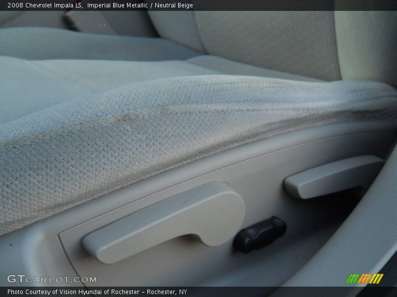 Imperial Blue Metallic / Neutral Beige 2008 Chevrolet Impala LS
