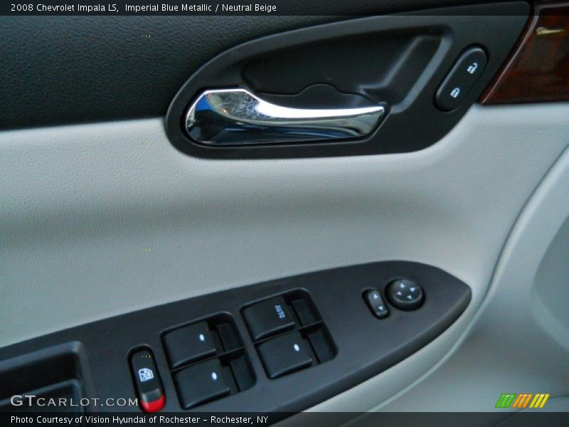 Imperial Blue Metallic / Neutral Beige 2008 Chevrolet Impala LS