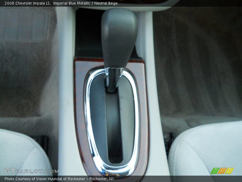 Imperial Blue Metallic / Neutral Beige 2008 Chevrolet Impala LS