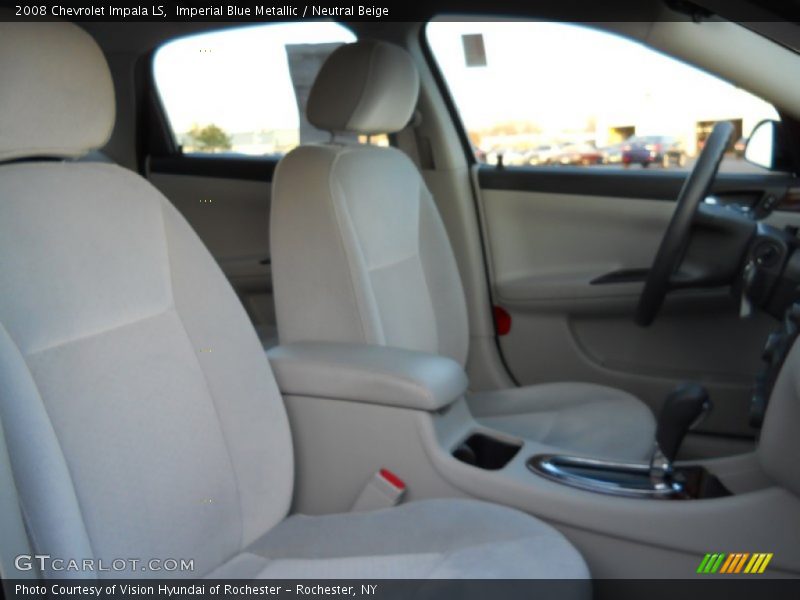Imperial Blue Metallic / Neutral Beige 2008 Chevrolet Impala LS