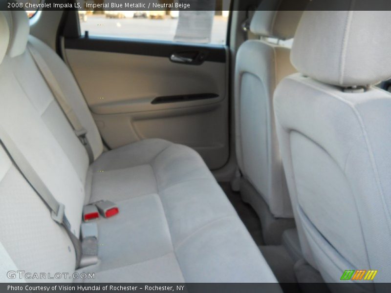 Imperial Blue Metallic / Neutral Beige 2008 Chevrolet Impala LS