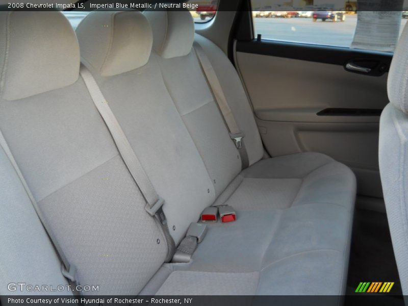 Imperial Blue Metallic / Neutral Beige 2008 Chevrolet Impala LS