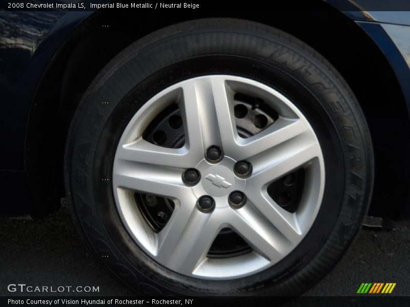Imperial Blue Metallic / Neutral Beige 2008 Chevrolet Impala LS