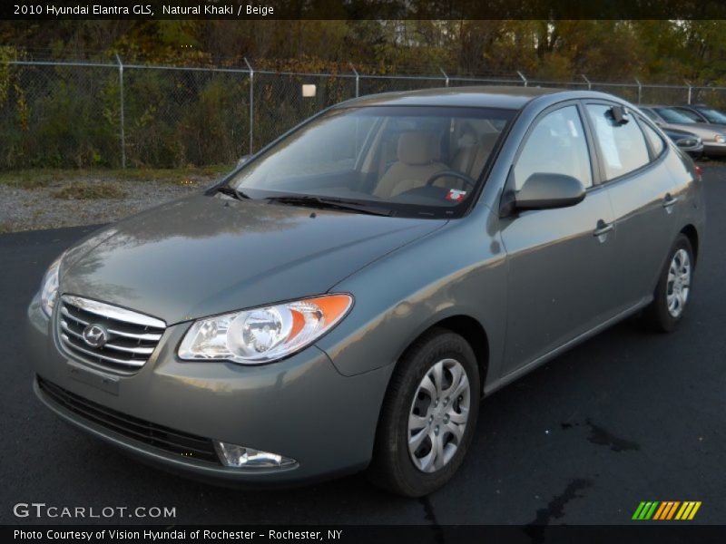 Natural Khaki / Beige 2010 Hyundai Elantra GLS