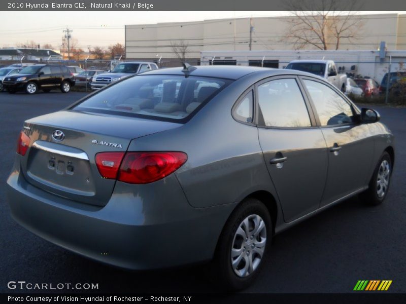 Natural Khaki / Beige 2010 Hyundai Elantra GLS
