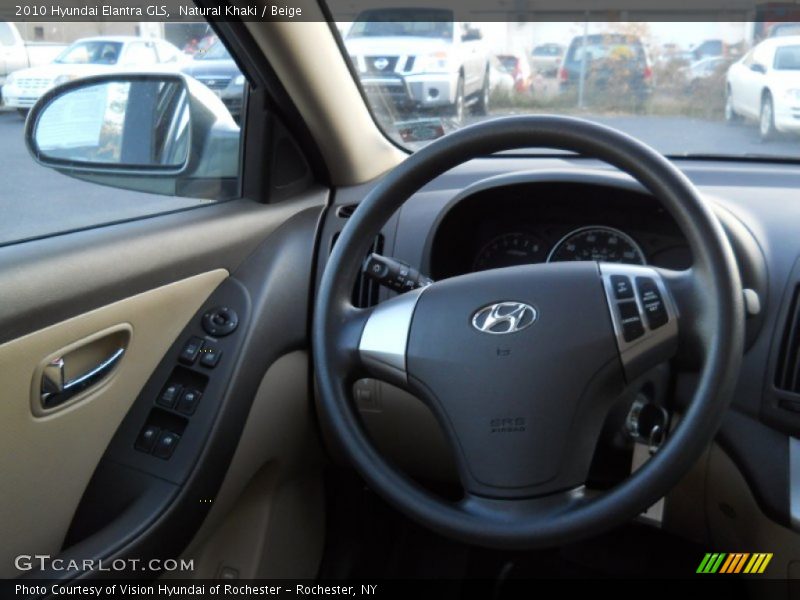 Natural Khaki / Beige 2010 Hyundai Elantra GLS