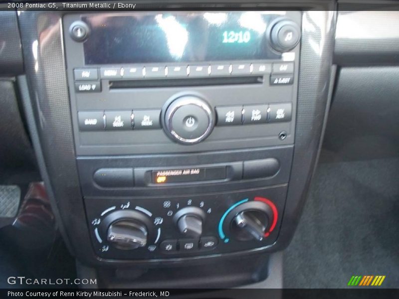 Titanium Metallic / Ebony 2008 Pontiac G5