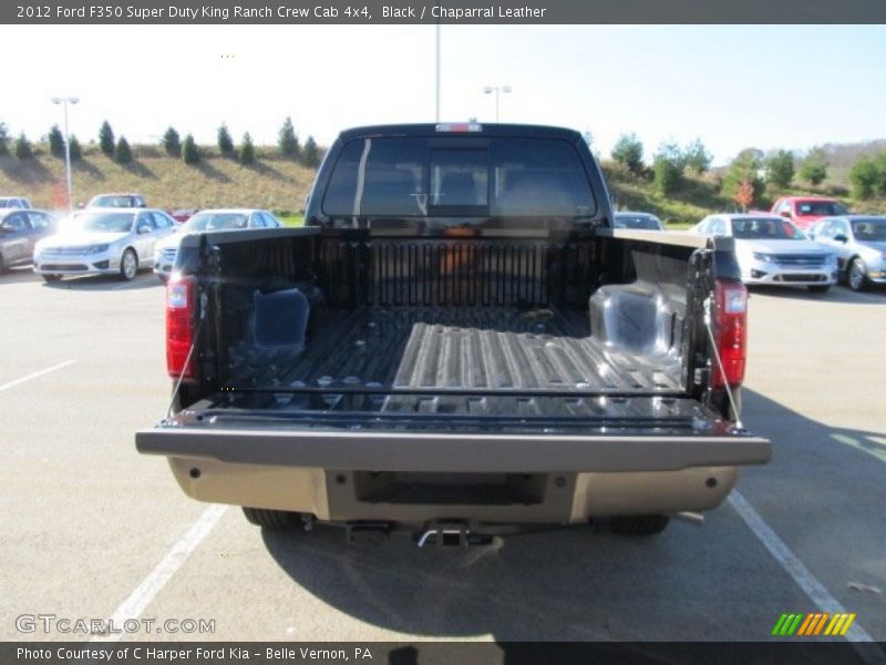 Black / Chaparral Leather 2012 Ford F350 Super Duty King Ranch Crew Cab 4x4