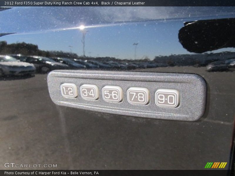 Keyless entry keypad - 2012 Ford F350 Super Duty King Ranch Crew Cab 4x4