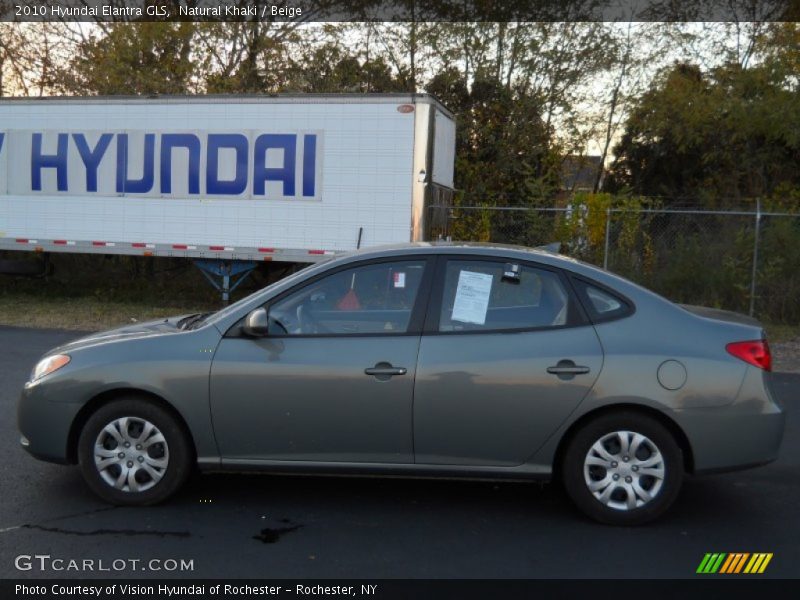Natural Khaki / Beige 2010 Hyundai Elantra GLS