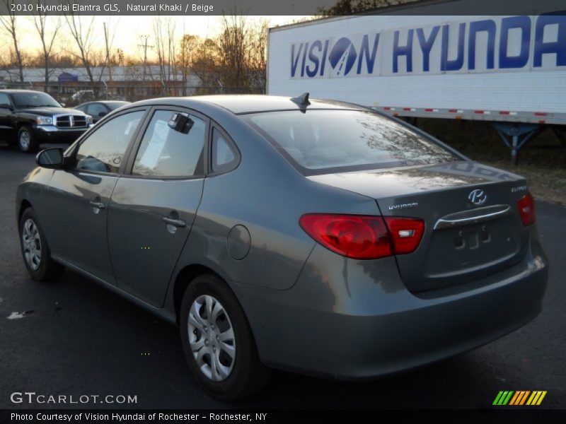 Natural Khaki / Beige 2010 Hyundai Elantra GLS