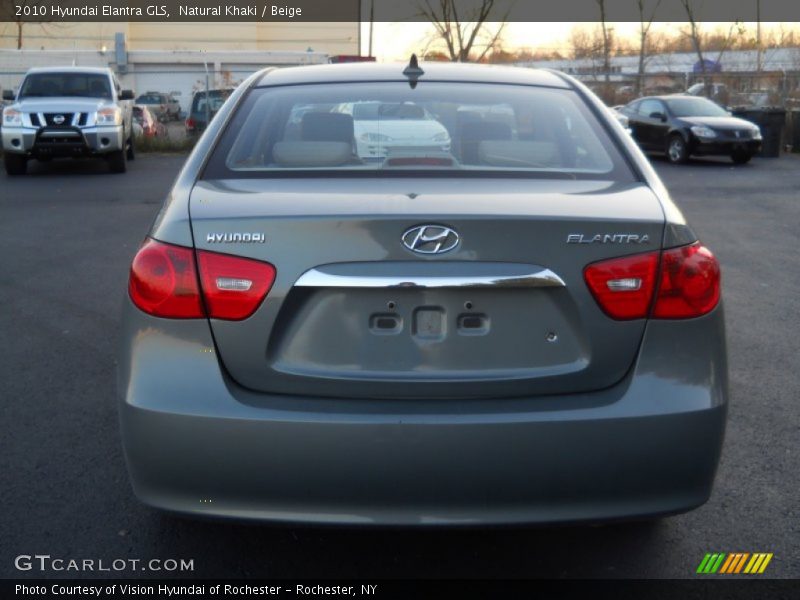 Natural Khaki / Beige 2010 Hyundai Elantra GLS