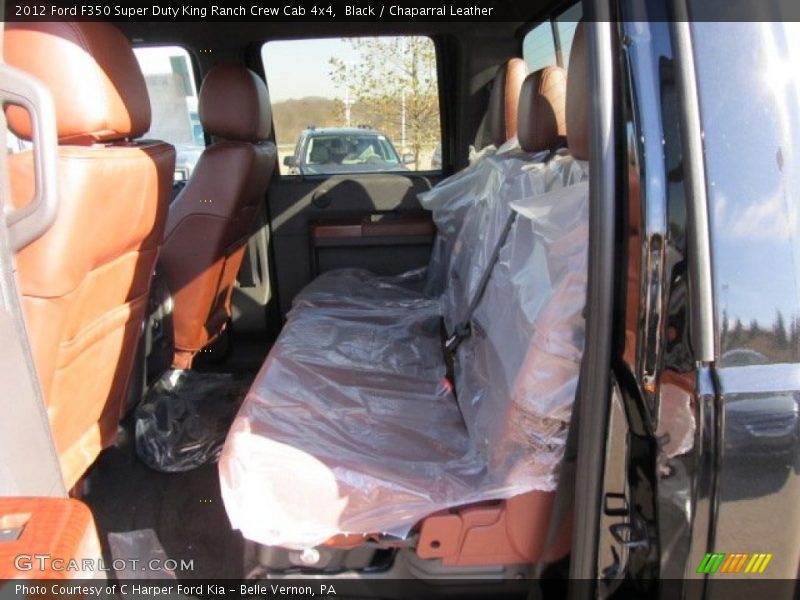 Black / Chaparral Leather 2012 Ford F350 Super Duty King Ranch Crew Cab 4x4