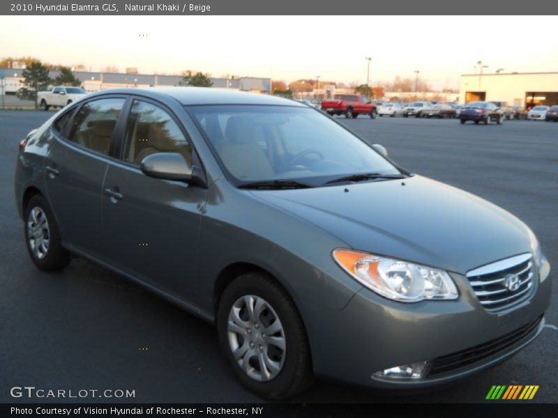 Natural Khaki / Beige 2010 Hyundai Elantra GLS
