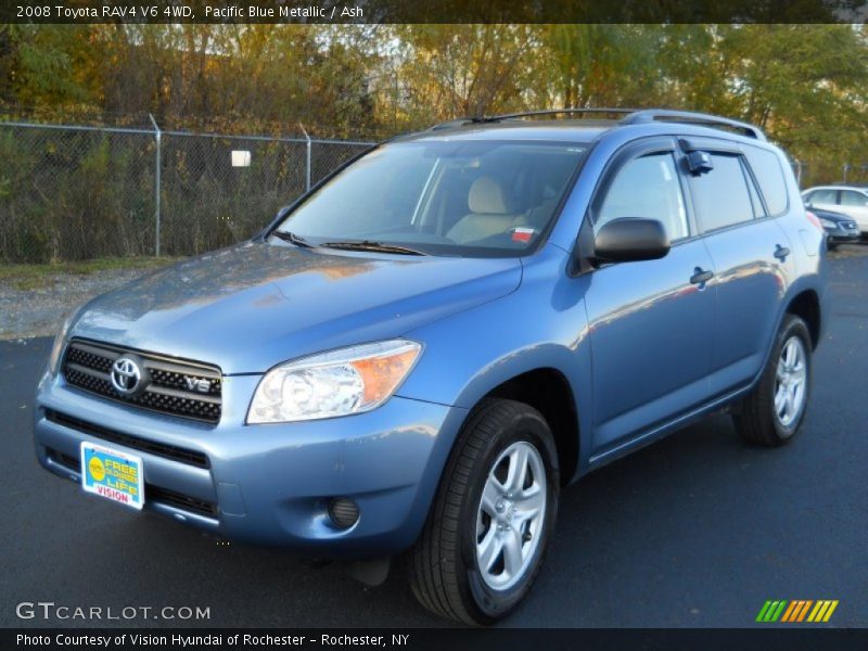 Pacific Blue Metallic / Ash 2008 Toyota RAV4 V6 4WD