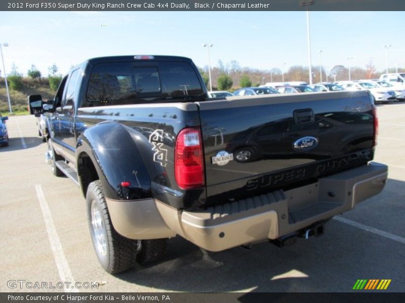 Black / Chaparral Leather 2012 Ford F350 Super Duty King Ranch Crew Cab 4x4 Dually
