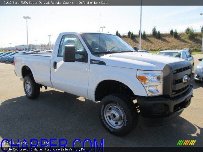 Oxford White / Steel 2012 Ford F350 Super Duty XL Regular Cab 4x4