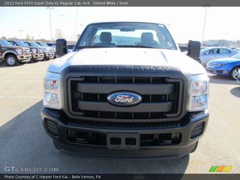 Oxford White / Steel 2012 Ford F350 Super Duty XL Regular Cab 4x4