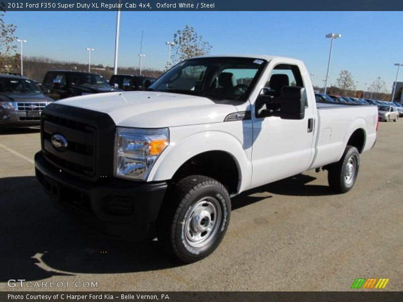 Oxford White / Steel 2012 Ford F350 Super Duty XL Regular Cab 4x4