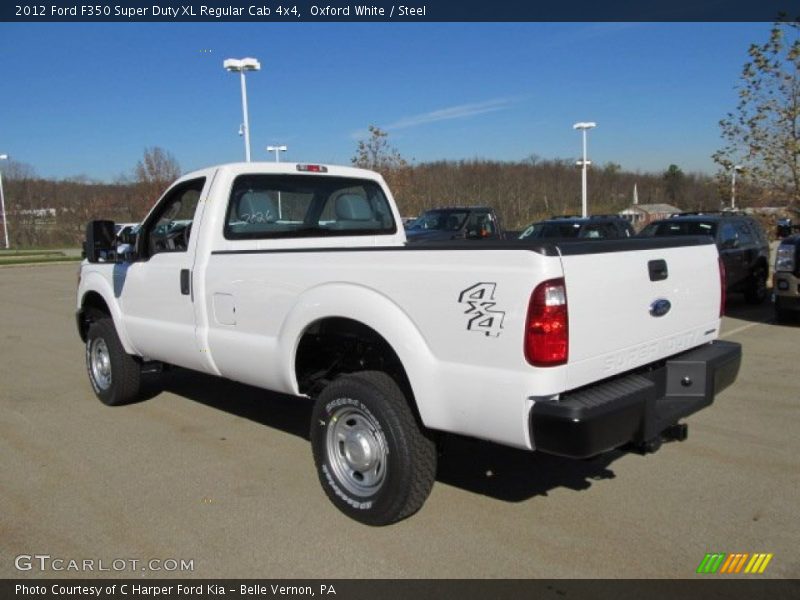 Oxford White / Steel 2012 Ford F350 Super Duty XL Regular Cab 4x4