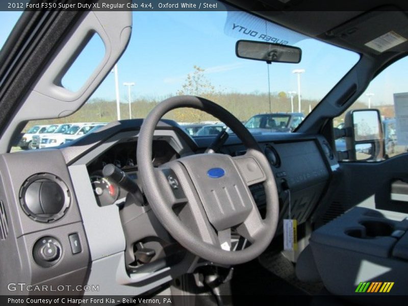 Oxford White / Steel 2012 Ford F350 Super Duty XL Regular Cab 4x4