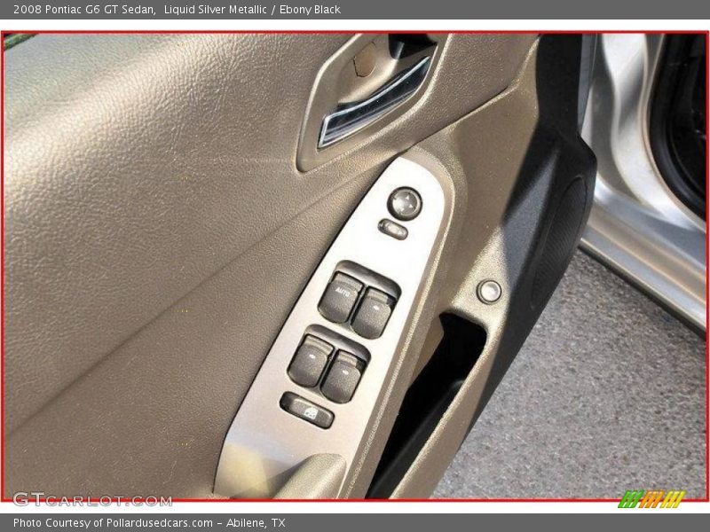 Liquid Silver Metallic / Ebony Black 2008 Pontiac G6 GT Sedan