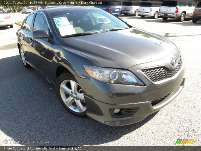 Magnetic Gray Metallic / Dark Charcoal 2011 Toyota Camry SE V6